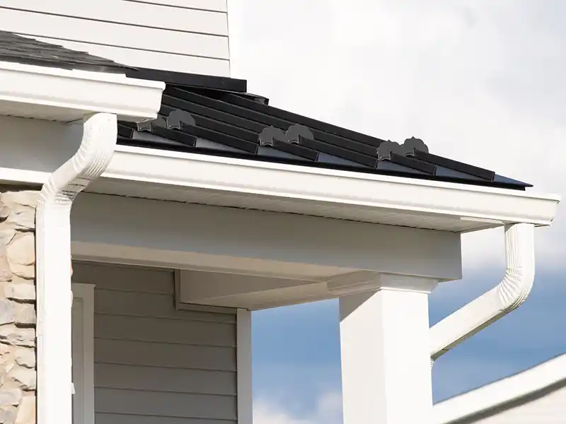 White gutter system